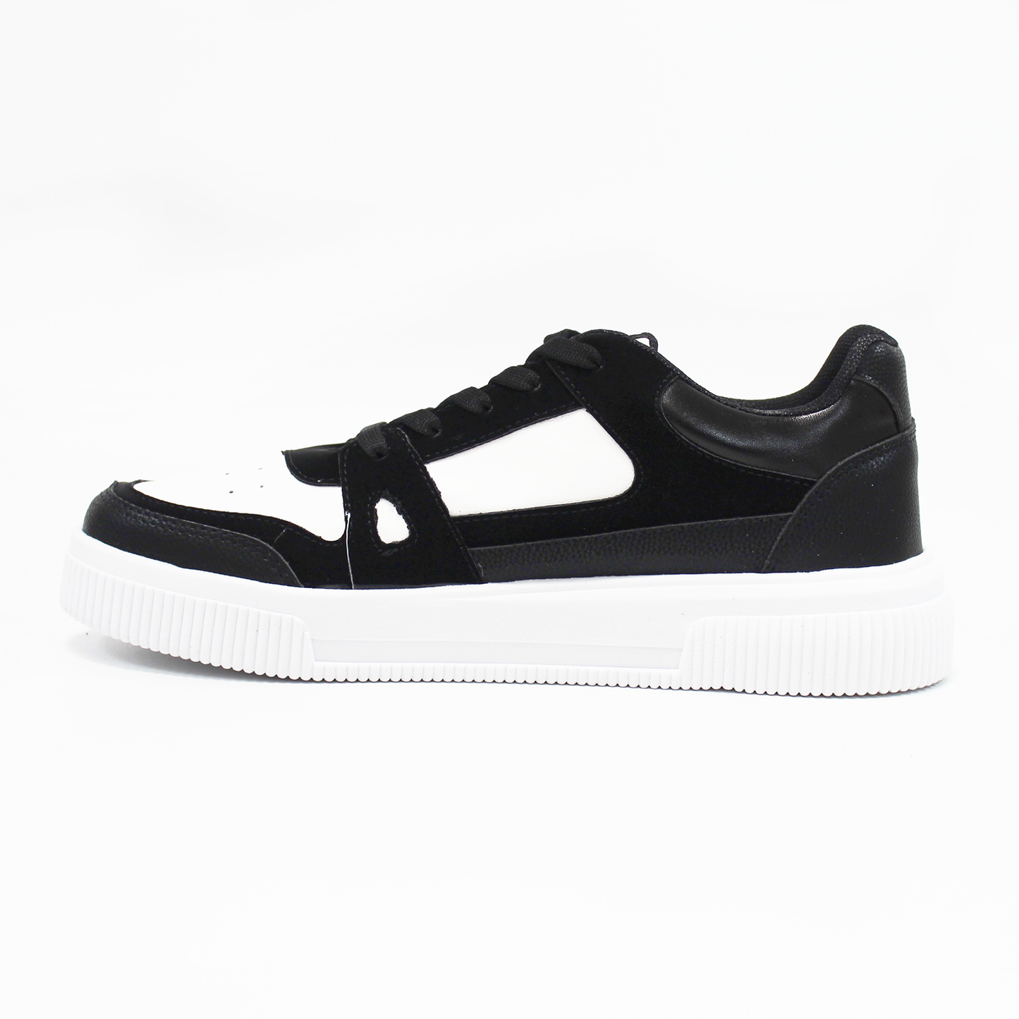 Tenis Sneaker Casual Negro con Blanco de Dama TACZA