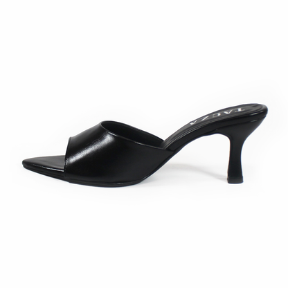 Mule Puntal de Tacón Negro TACZA