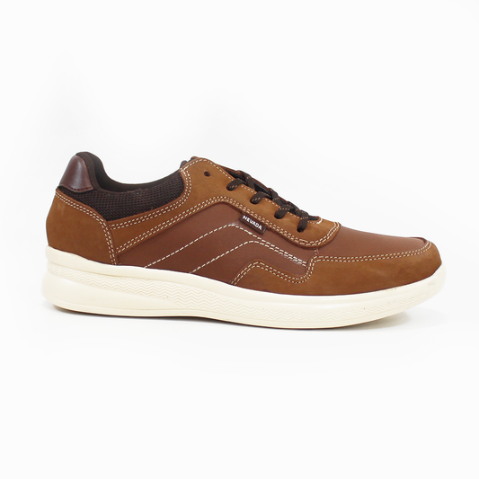 Zapato Sneaker Casual de Piel para Caballero NEVADA