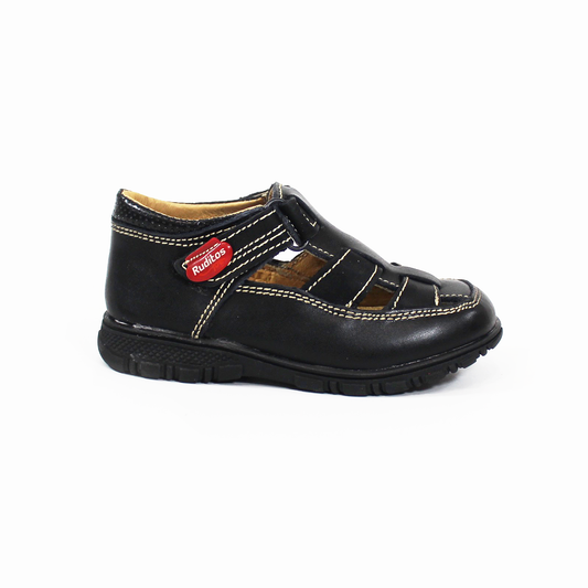 Sandalia Pescador para Niño Negro con Velcro RUDITOS