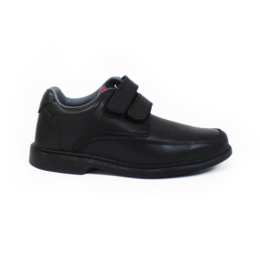 Zapato Escolar de Niño Negro Doble con Velcro VAVITO