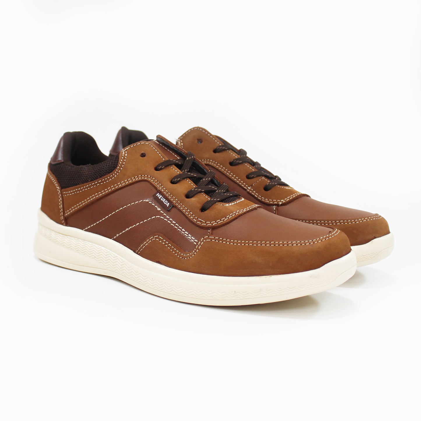 Zapato Sneaker Casual de Piel para Caballero NEVADA