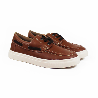 Mocasín Top Slider Niño Juvenil Café de Niño VAVITO
