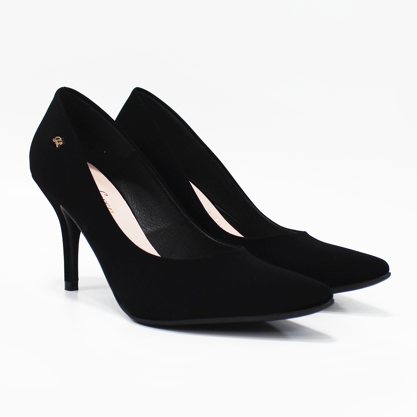 Zapatilla Negro Ante con Memory Foam de Dama G.LOREN