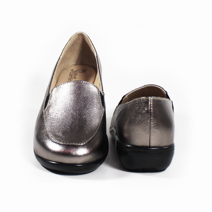 Zapato Confort de Piel con Elástico Inox de Dama SUAVE CAMINAR