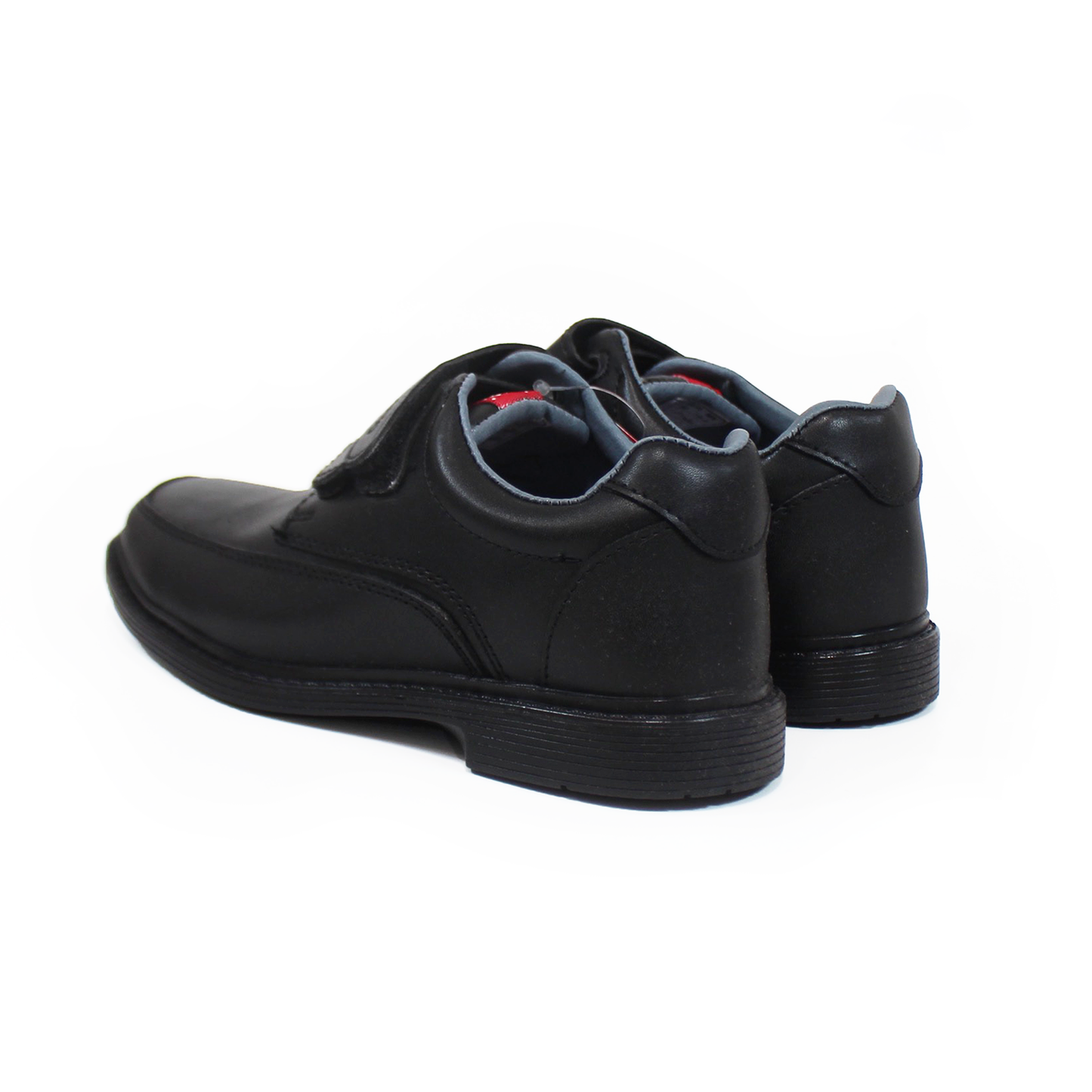 Zapato Escolar de Niño Negro Doble con Velcro VAVITO