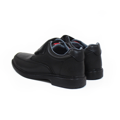 Zapato Escolar de Niño Negro Doble con Velcro VAVITO