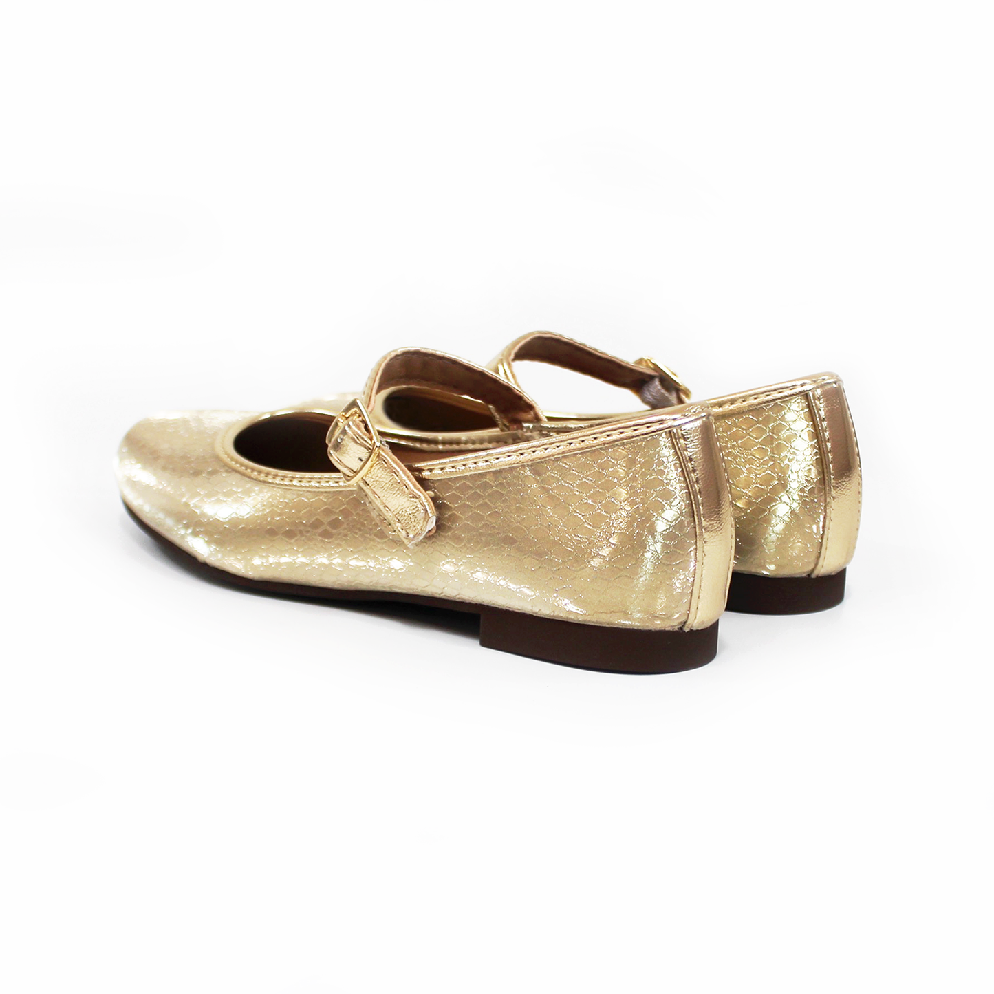 Balerina Mary Jane Dorada de Niña NOMADAS