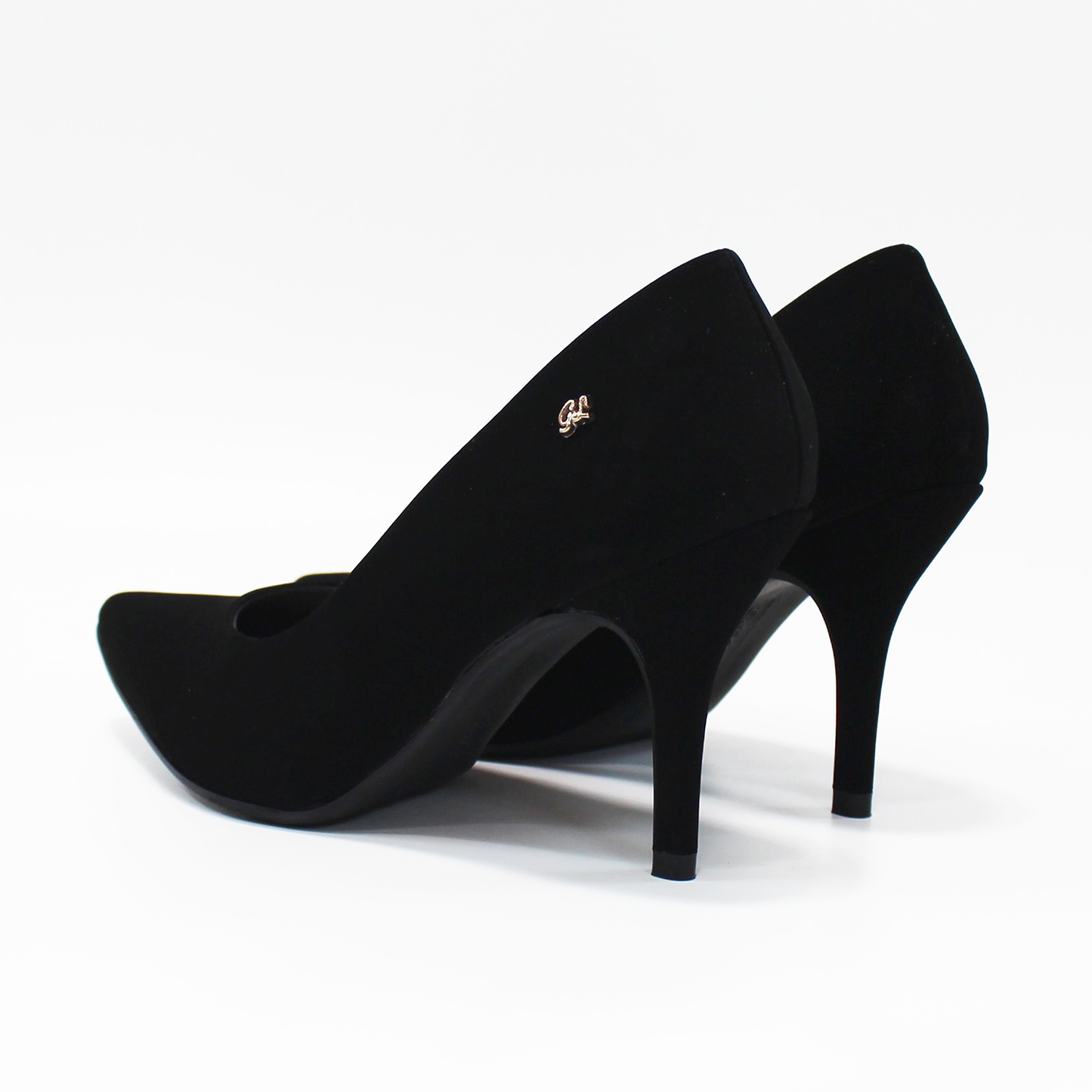 Zapatilla Negro Ante con Memory Foam de Dama G.LOREN