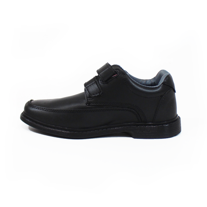 Zapato Escolar de Niño Negro Doble con Velcro VAVITO