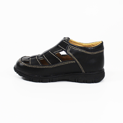 Sandalia Pescador para Niño Negro con Velcro RUDITOS