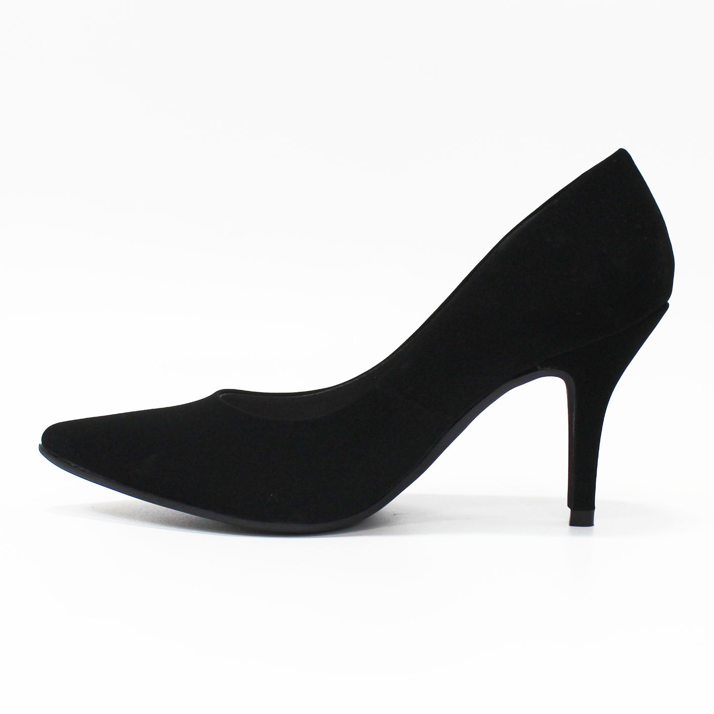 Zapatilla Negro Ante con Memory Foam de Dama G.LOREN