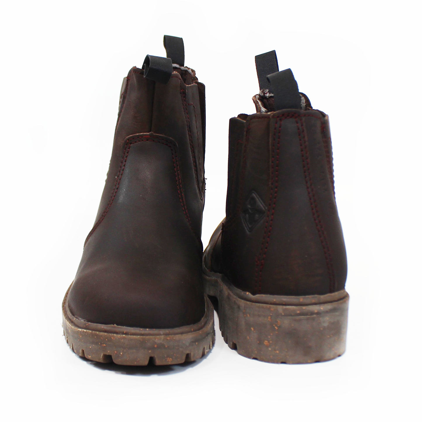 Bota de Trabajo Chelsea Café Crazy Suela Corcho Ambar para Caballero PMA