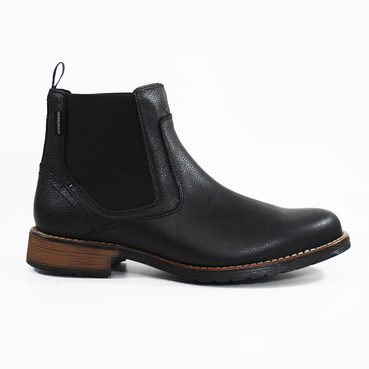 Bota Casual Chelsea Negra de Piel de Caballero VERDE TABACO