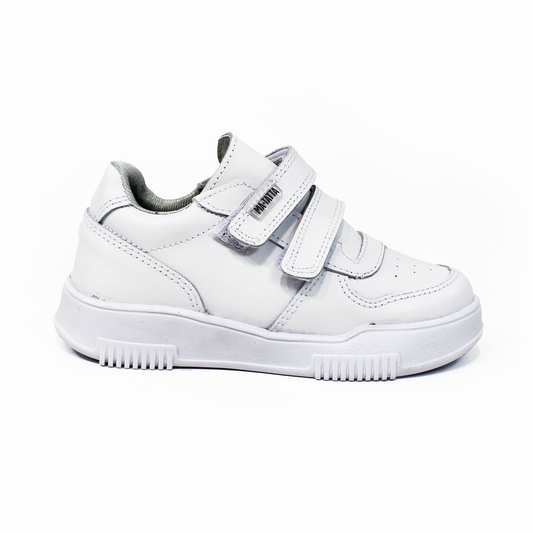 Tenis Escolar de Piel Unisex con Doble Velcro MATATA by JAKUNA