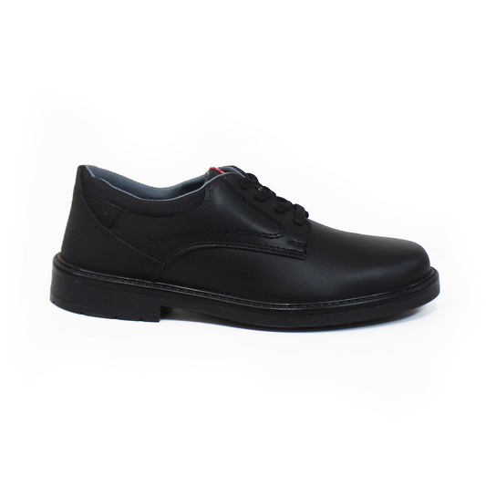 Zapato Escolar Juvenil Clásico Negro con Cintas VAVITO
