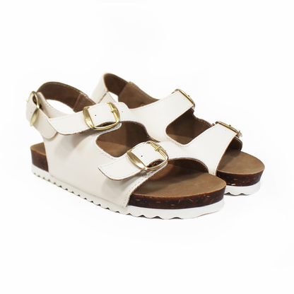 Sandalia NOMADAS Infantil Unisex Late doble Hebilla con Correa en tobillo y suela Corcho