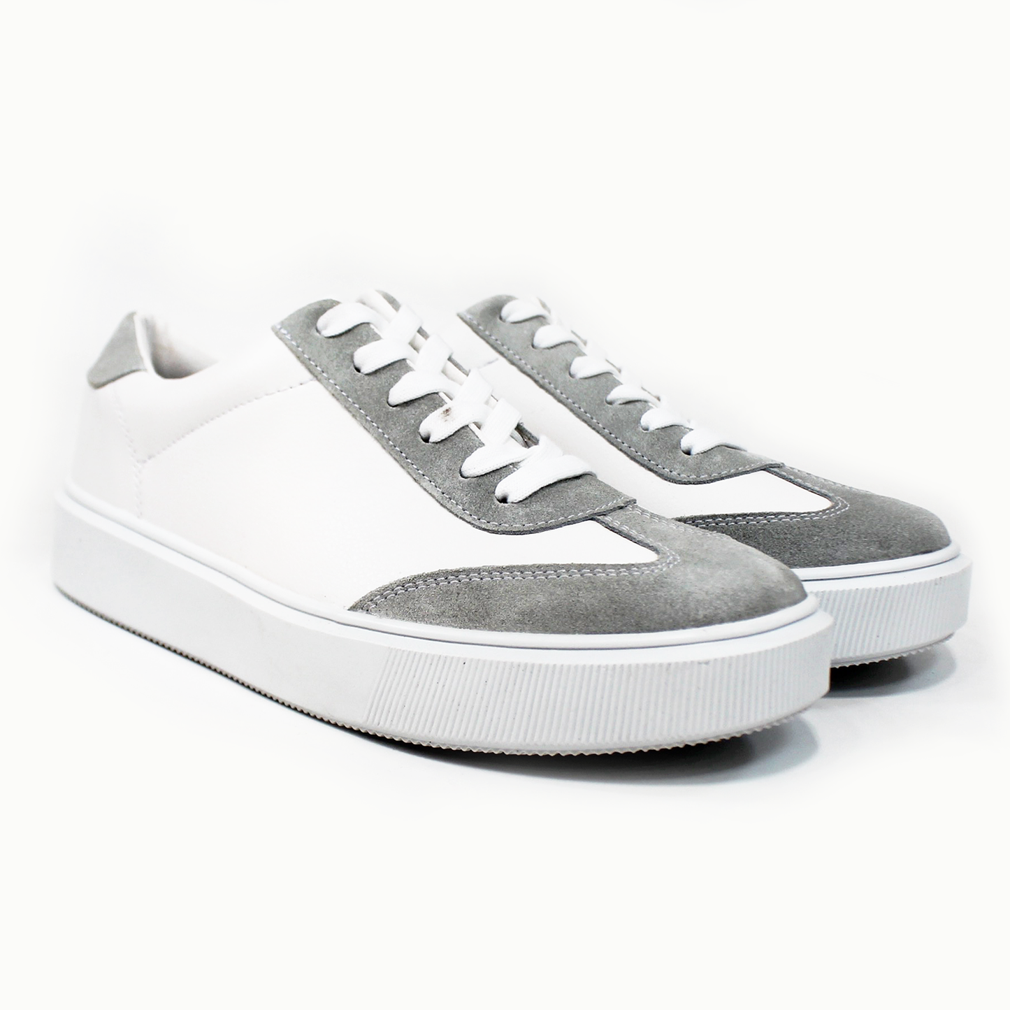 Sneaker Tenis Casual Blanco con Gris de Hombre de Caballero JACOME