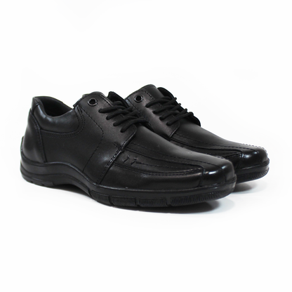 Zapato Escolar Negro de Cintas Juvenil NEVADA