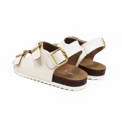 Sandalia NOMADAS Infantil Unisex Late doble Hebilla con Correa en tobillo y suela Corcho