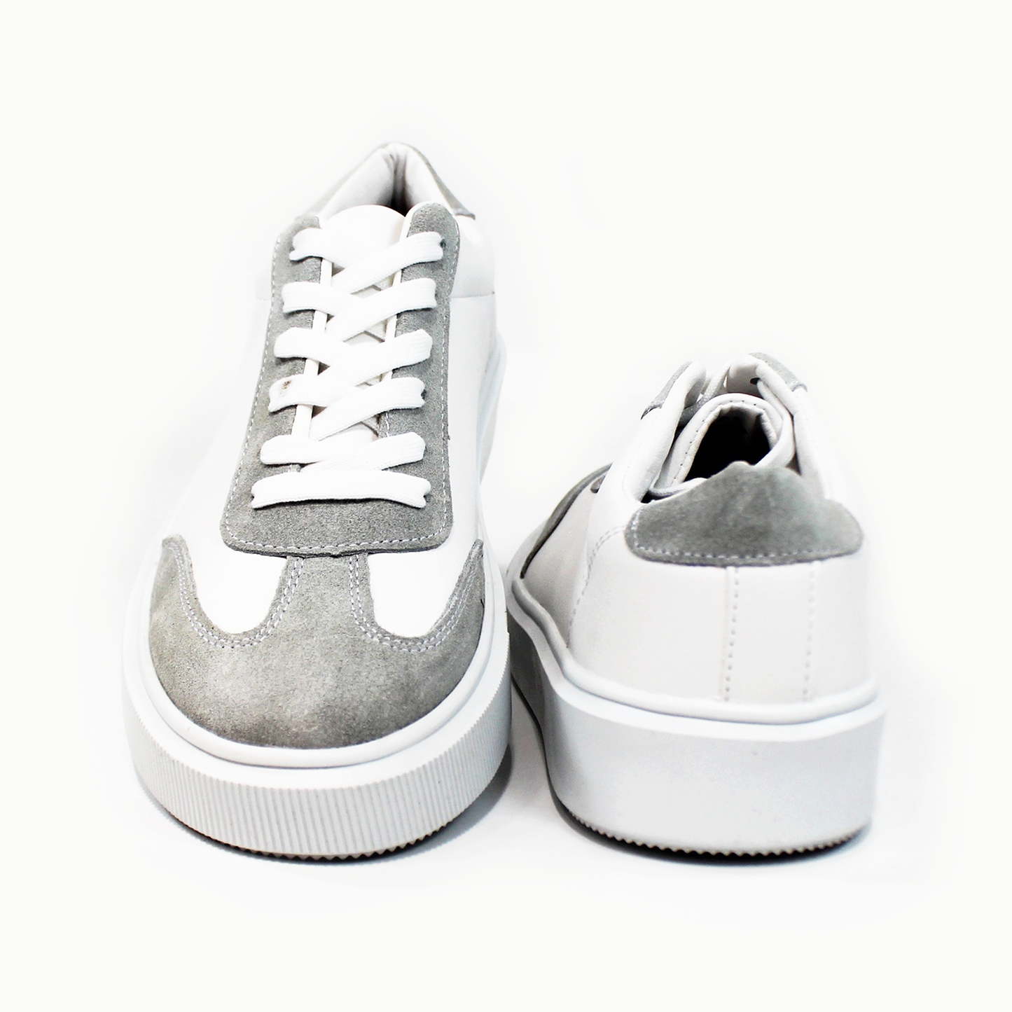 Sneaker Tenis Casual Blanco con Gris de Hombre de Caballero JACOME