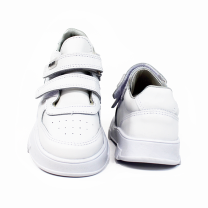 Tenis Escolar de Piel Unisex con Doble Velcro MATATA by JAKUNA