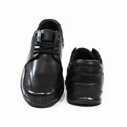 Zapato Escolar Negro de Cintas Juvenil NEVADA
