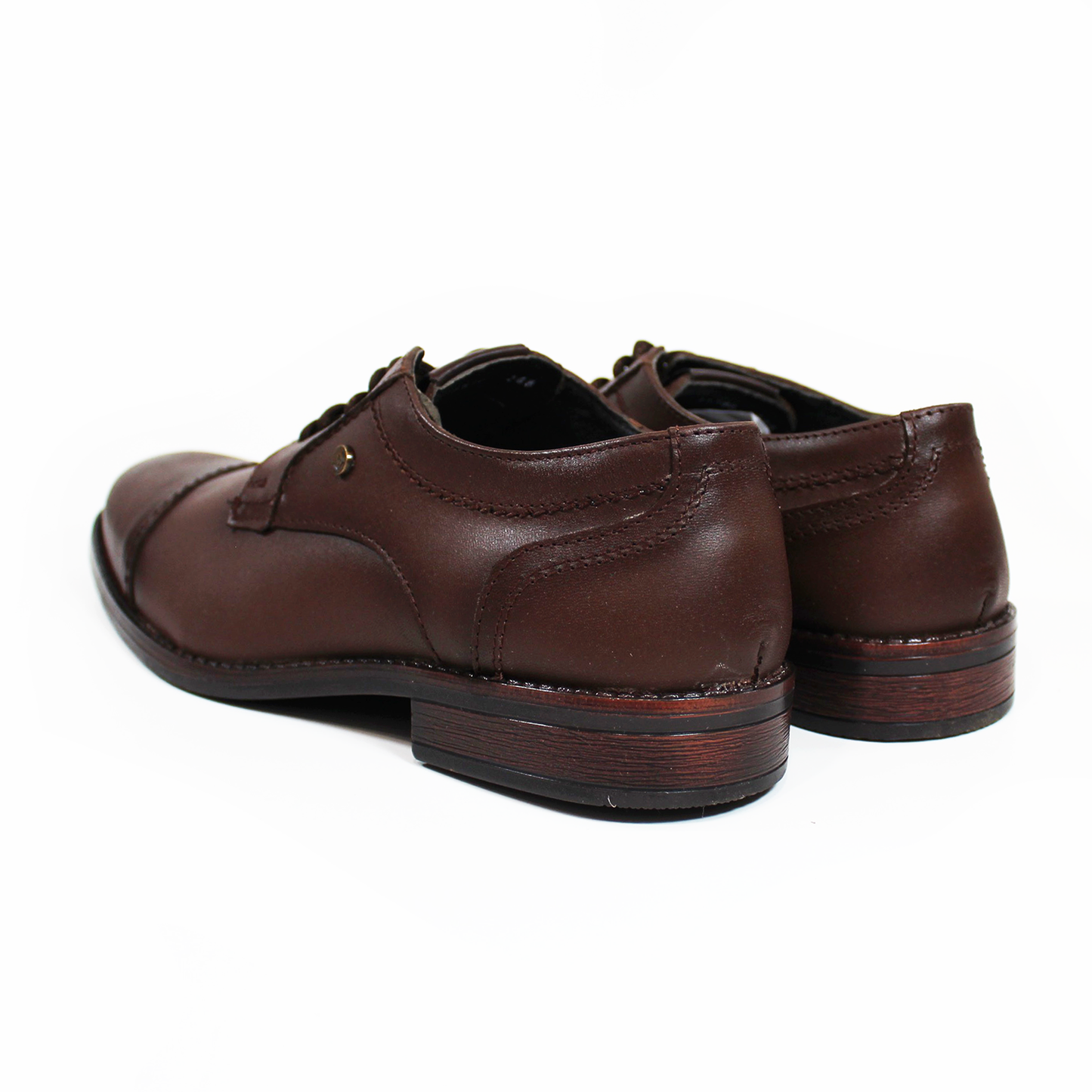 Zapato de Vestir de Piel Café de Hombre NEVADA
