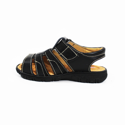 Sandalia para Niño Negro con Velcro RUDITOS
