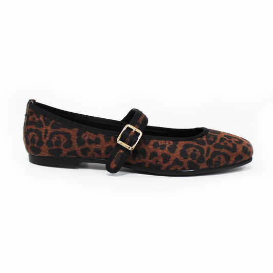 Mary Jane NOMADAS  de Piso Animal Print de Dama