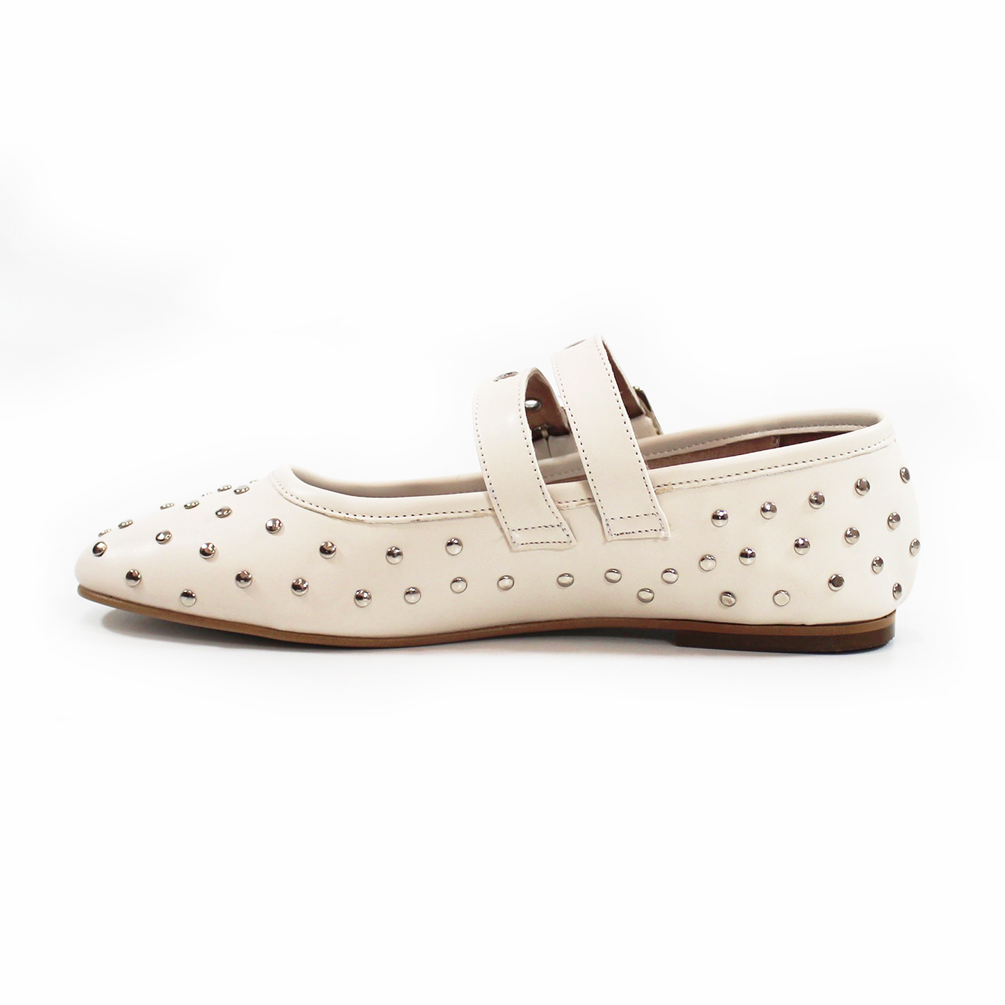 Flat Ballerina con Estoperoles doble Pulsera color Late de Dama TACZA