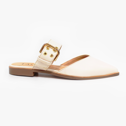 Mule Puntal Late con Cinto en Empeine de Dama TACZA
