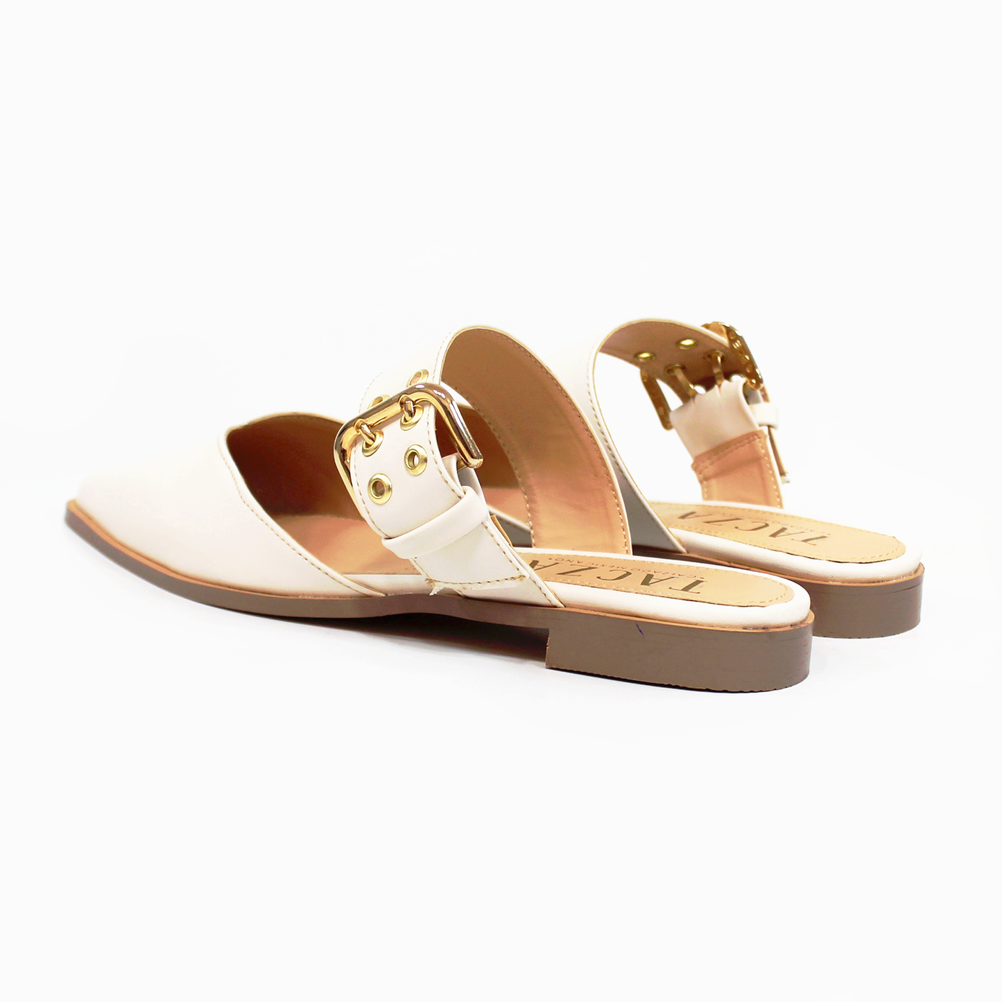 Mule Puntal Late con Cinto en Empeine de Dama TACZA