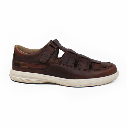 Zapato Casual Pescador de Piel Brown de Hombre VERDETABACO