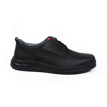 Zapato Escolar Juvenil Negro con Cintas VAVITO