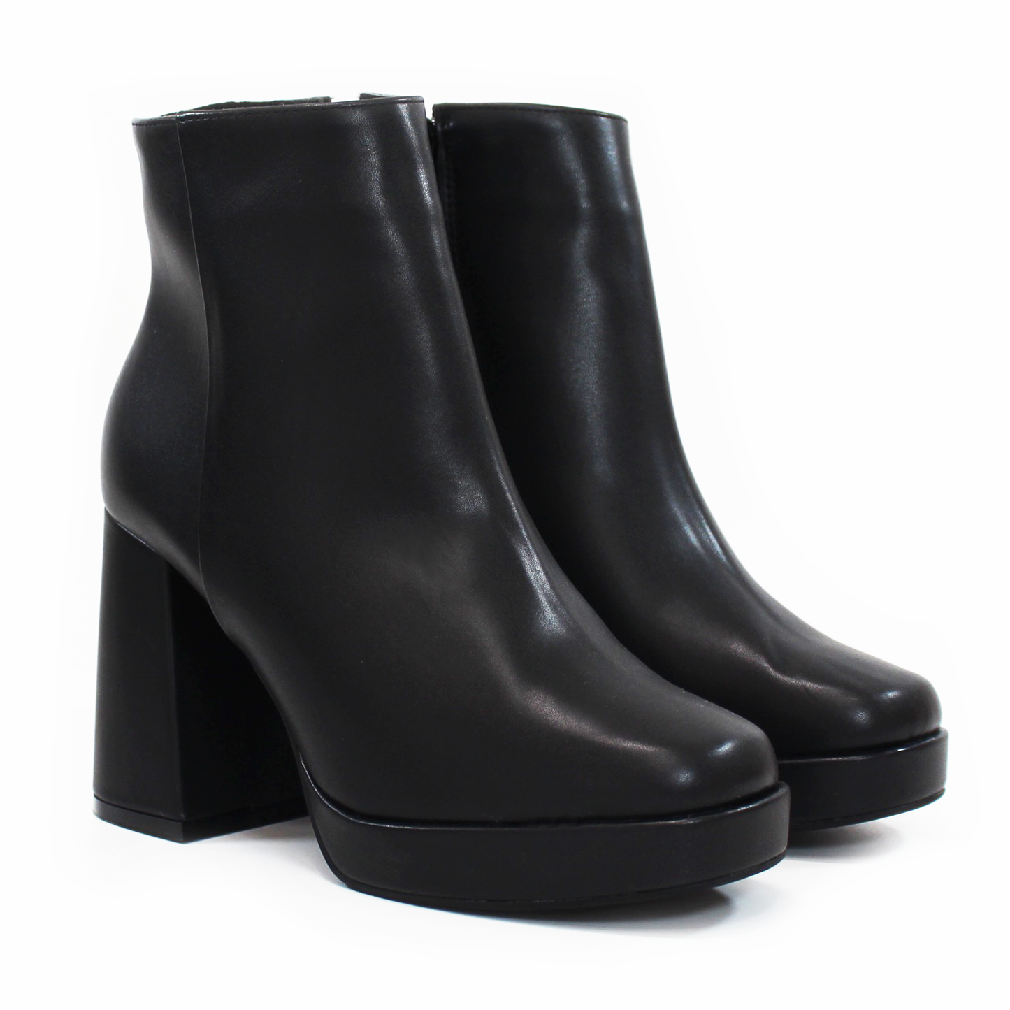 Botín de Plataforma con Cierre color Negro de Dama LADY PAULINA