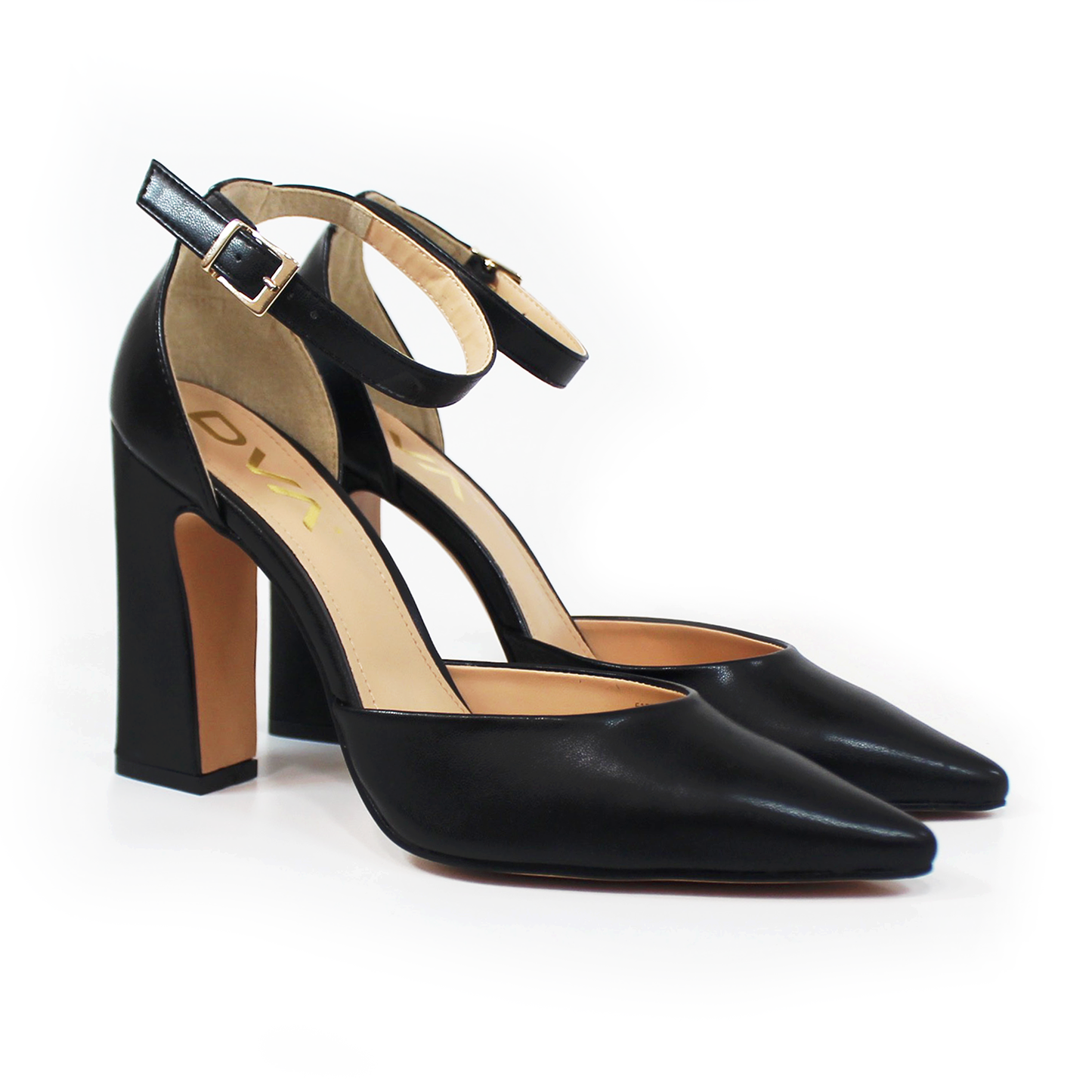 Zapatilla Puntal con Pulsera Negro de Dama DVA