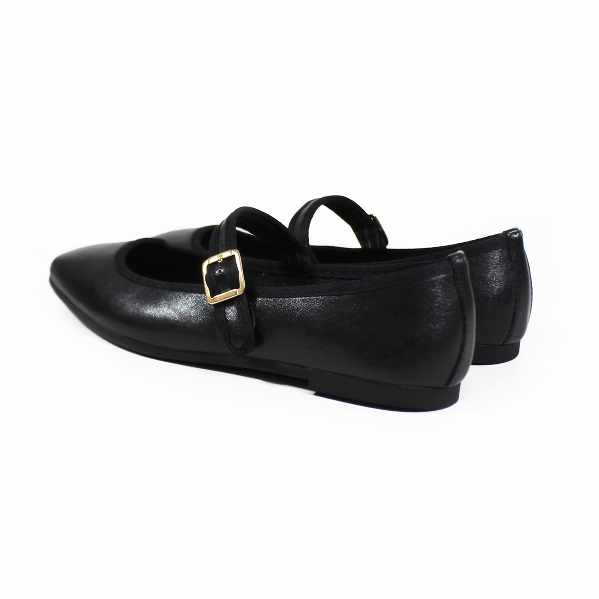 Flat Mary Jane NOMADAS Negro de Dama