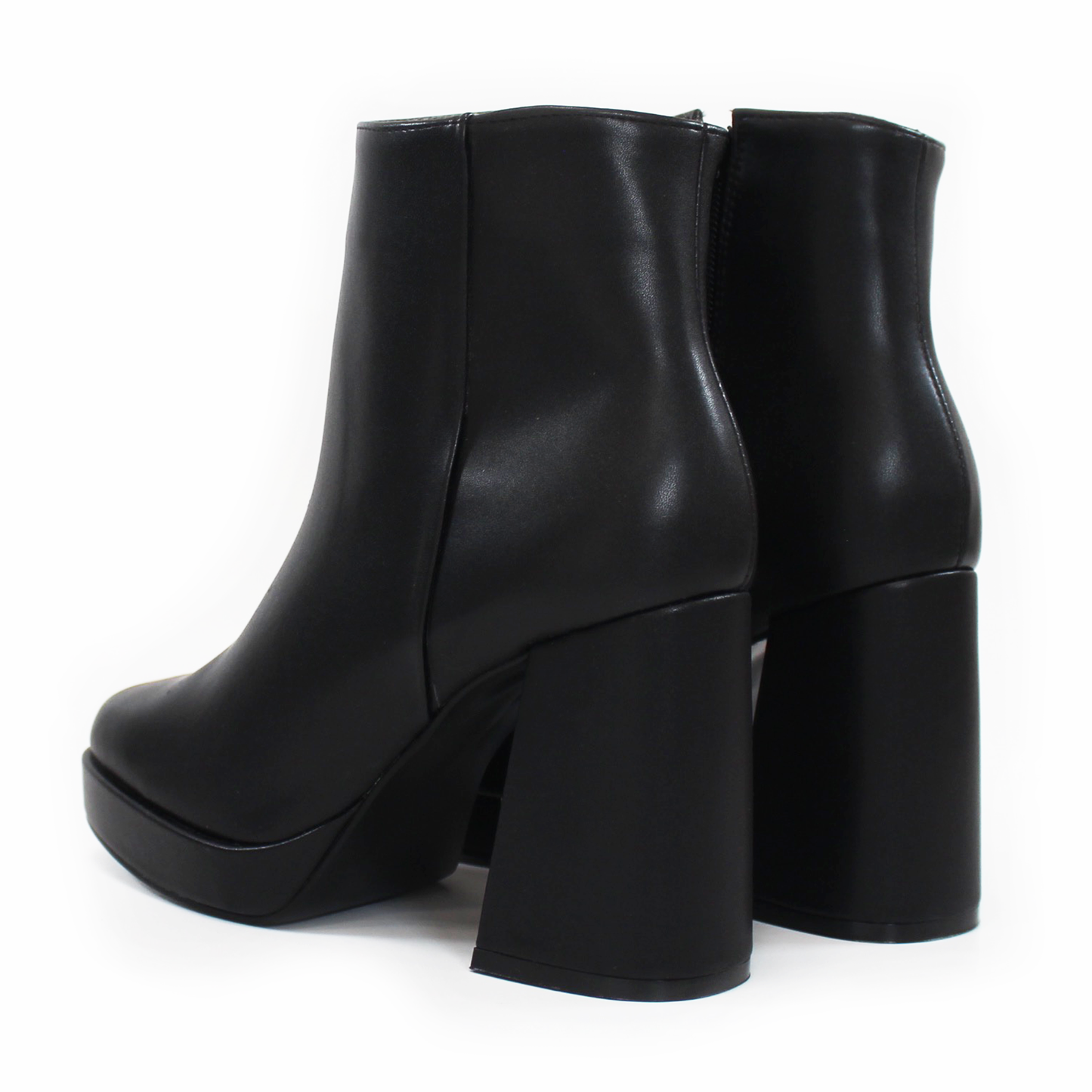 Botín de Plataforma con Cierre color Negro de Dama LADY PAULINA