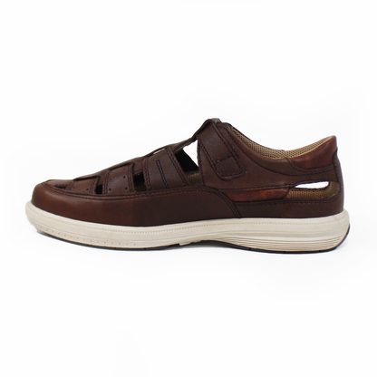 Zapato Casual Pescador de Piel Brown de Hombre VERDETABACO