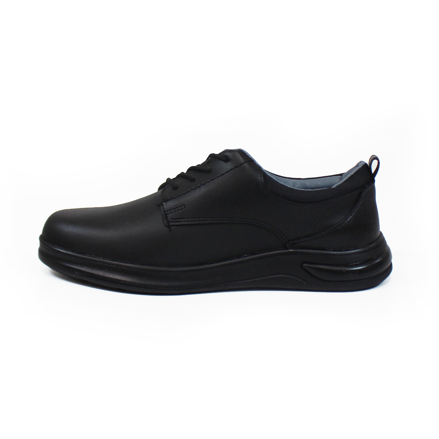 Zapato Escolar Juvenil Negro con Cintas VAVITO
