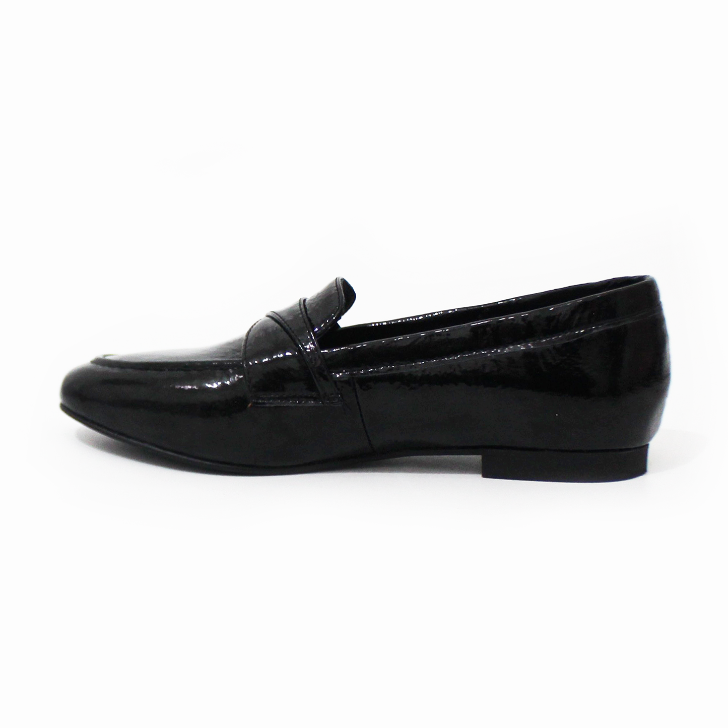 Mocasín de Piel Negro Charol de Dama SUAVE CAMINAR