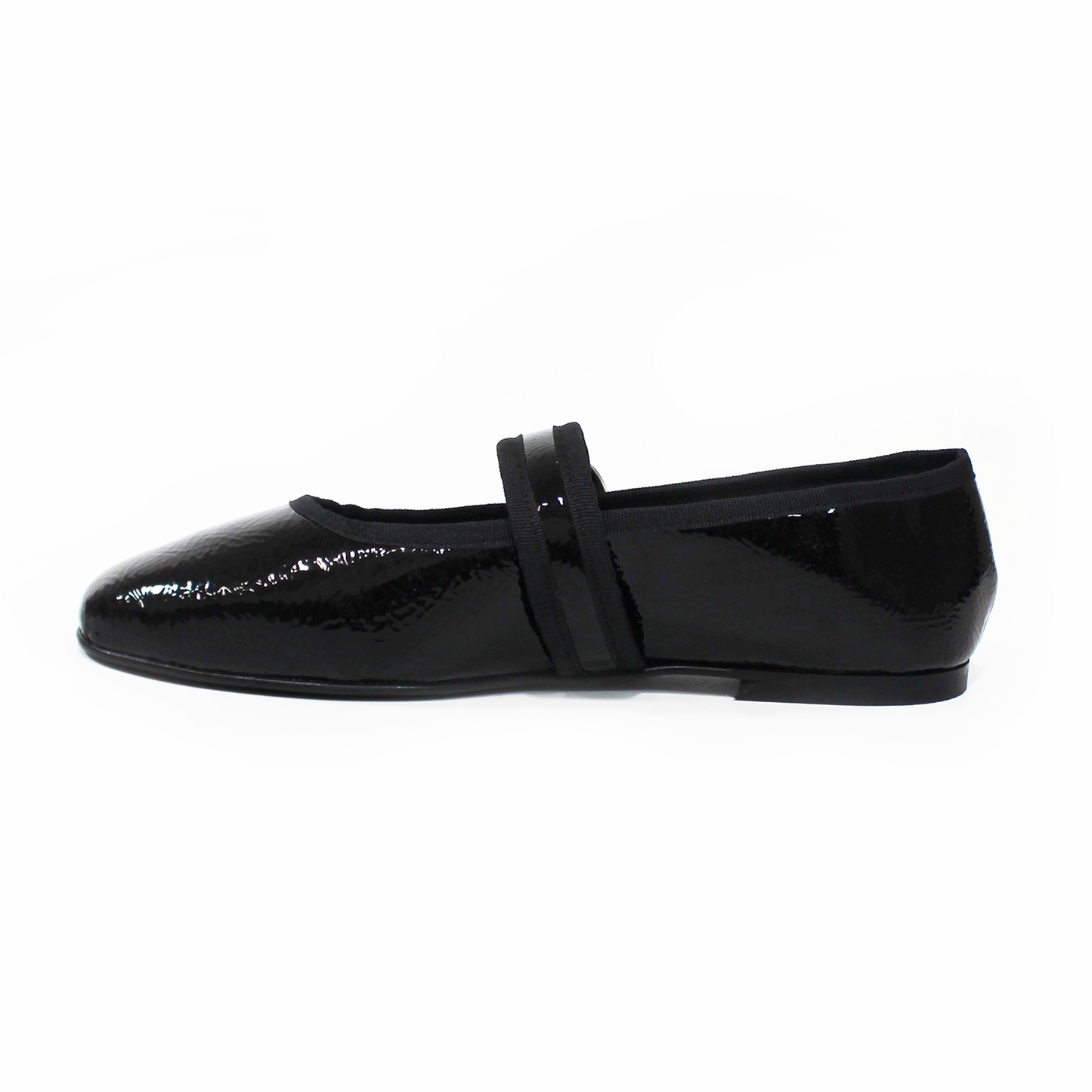 Flat Mary Jane de Piso Negro Charol de Dama TACZA