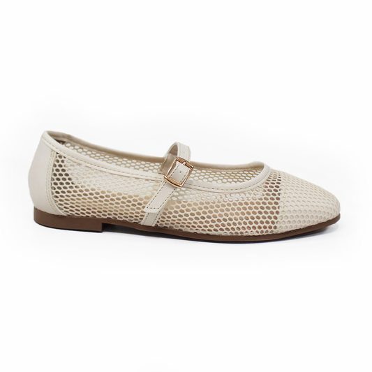 Flat Mary Jane Mesh Late con Confort LADY PAULINA
