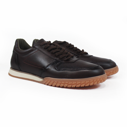 Zapato Casual Sport de Piel Café de Hombre VERDETABACO