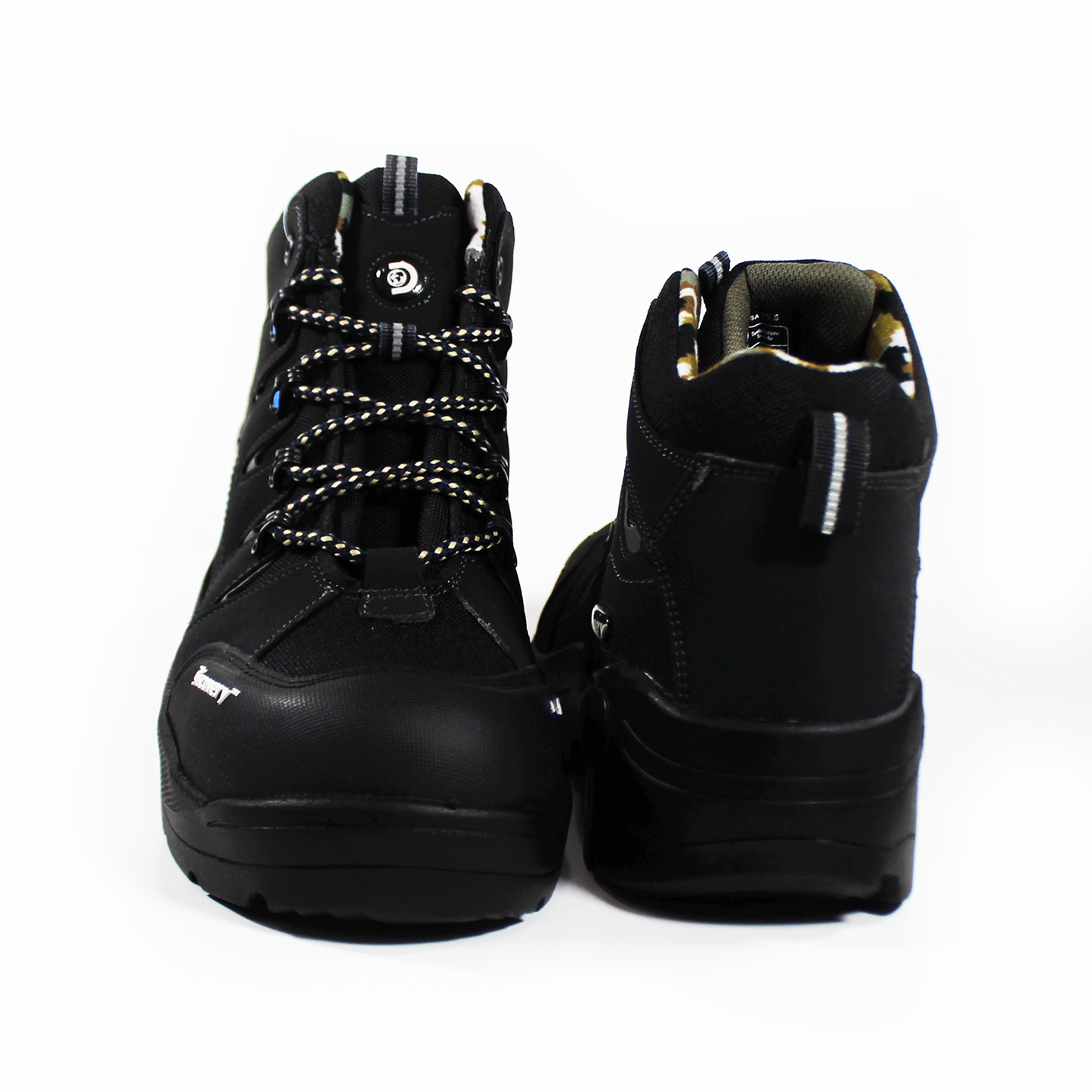 Bota de Trabajo para Hombre Working Negra con Casco de Policarbonato DISCOVERY