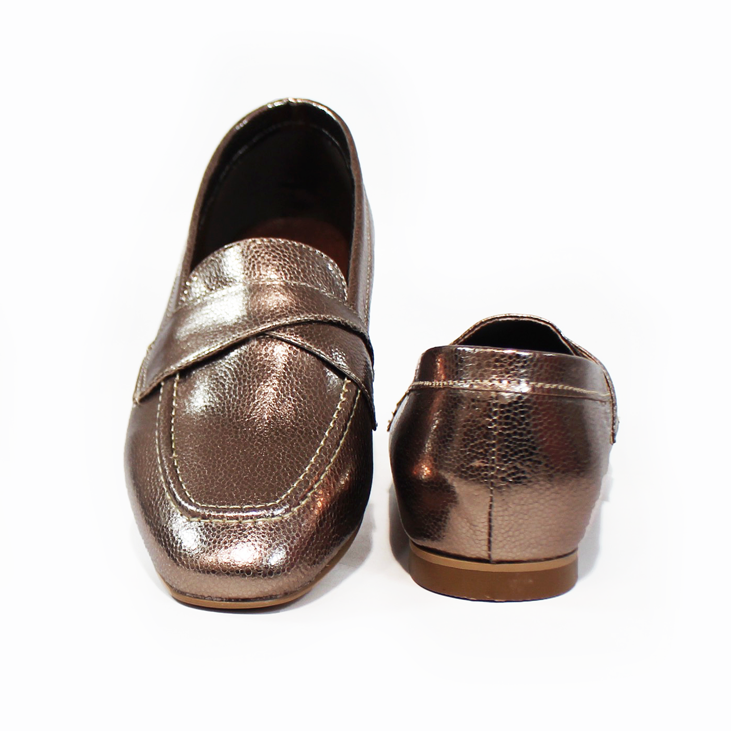 Mocasín de Piel Seda Charol de Dama SUAVE CAMINAR