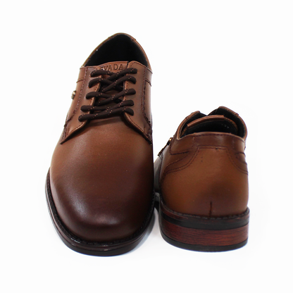 Zapato de Vestir de Piel Miel Brochueliado de Hombre NEVADA