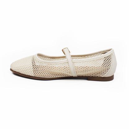 Flat Mary Jane Mesh Late con Confort LADY PAULINA
