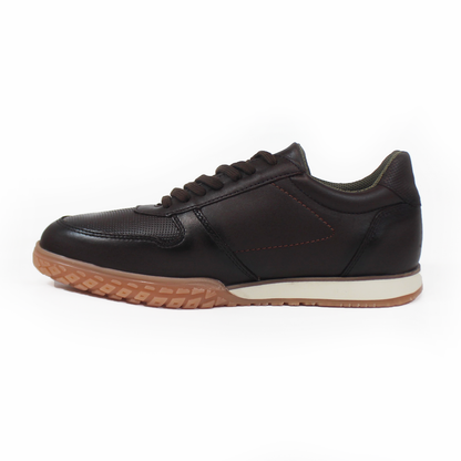 Zapato Casual Sport de Piel Café de Hombre VERDETABACO